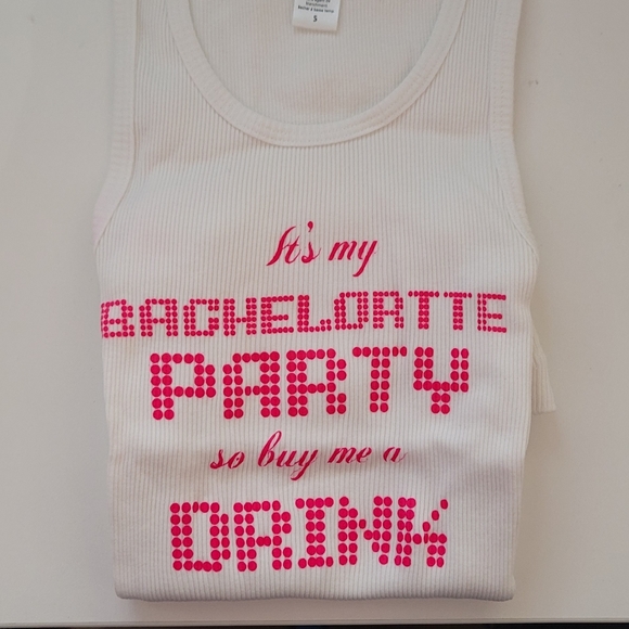 It My Bachelorette Party Screen Print Tank Top - Picture 2 of 2
